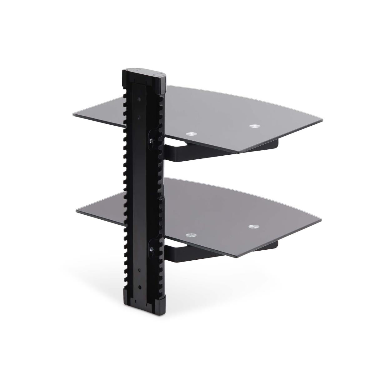 Dual Floating Wall-mounted Av Shelves For Under Tv