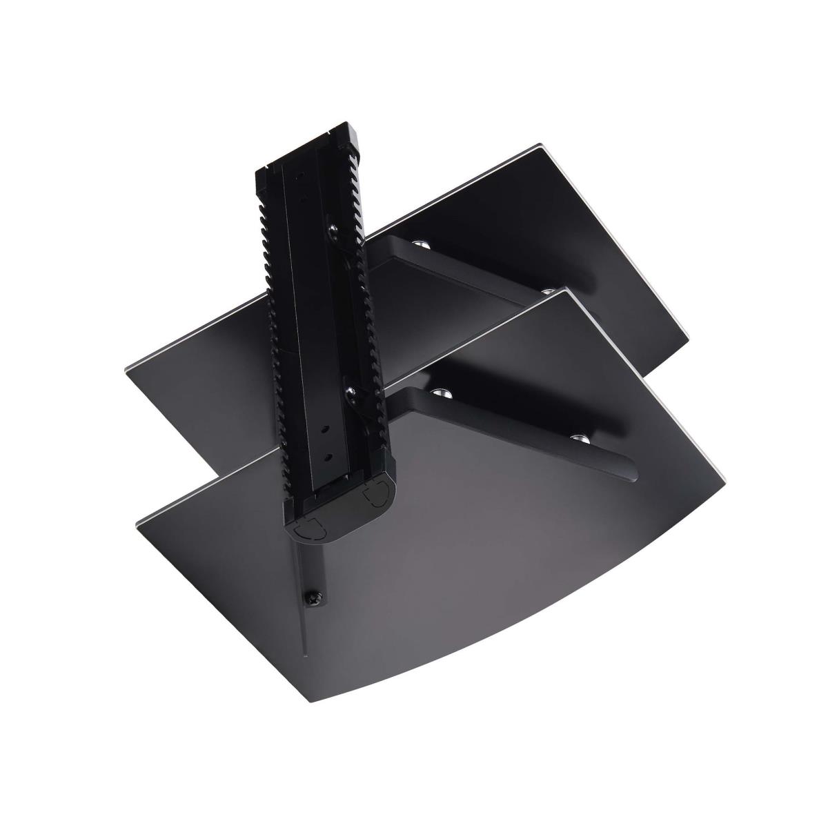 Dual Floating Wall-mounted Av Shelves For Under Tv