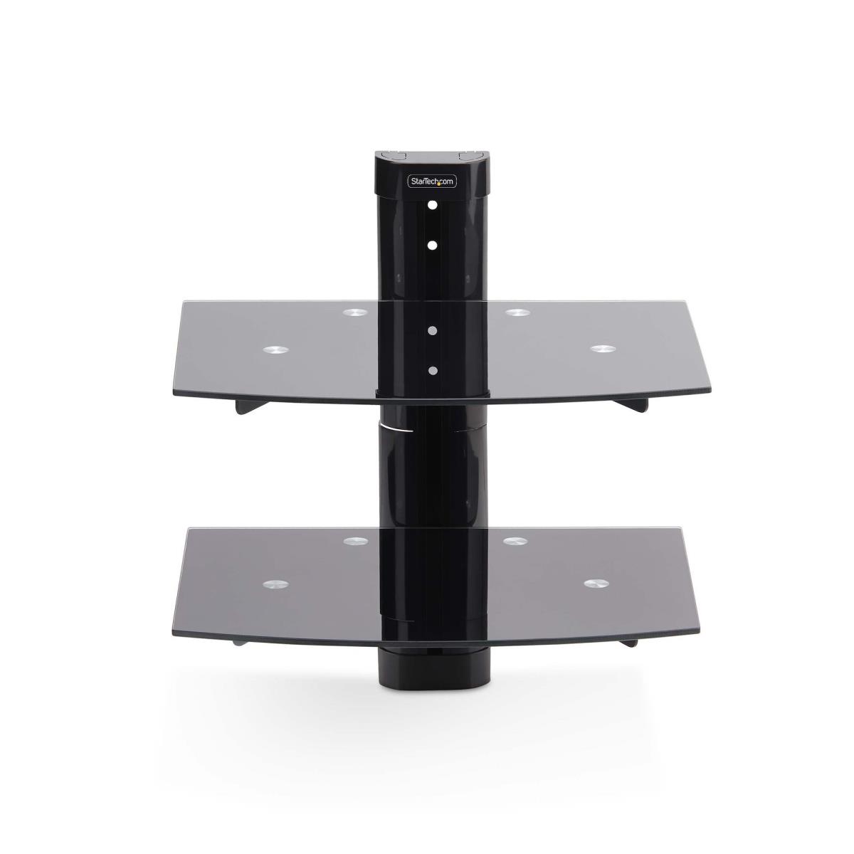 Dual Floating Wall-mounted Av Shelves For Under Tv