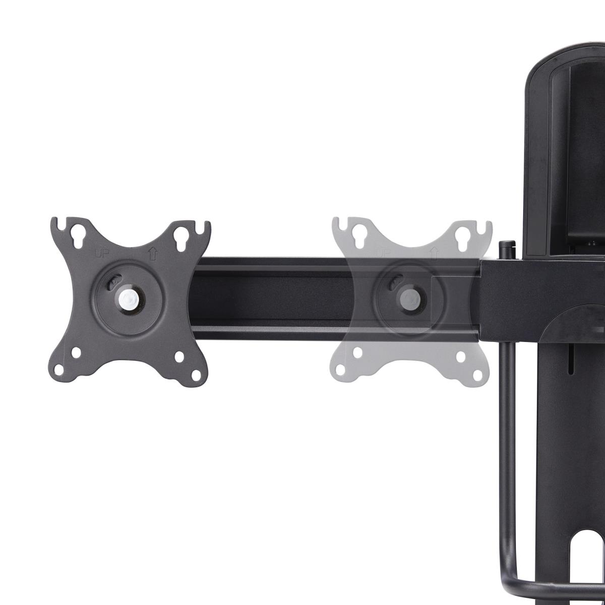Crossbar Dual Monitor Stand - Double 27inch Screens Vesa Mount