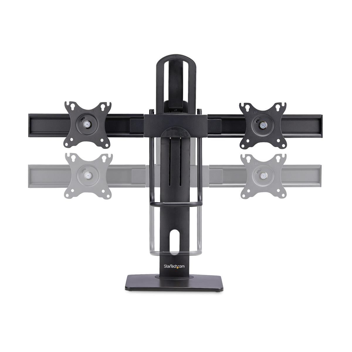 Crossbar Dual Monitor Stand - Double 27inch Screens Vesa Mount