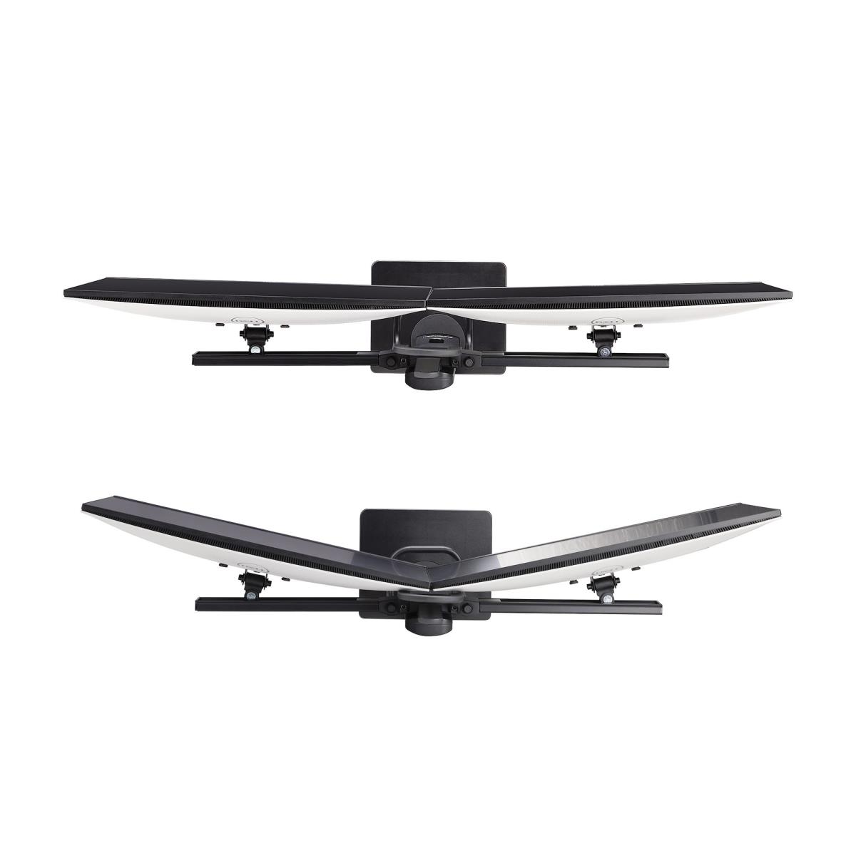 Crossbar Dual Monitor Stand - Double 27inch Screens Vesa Mount