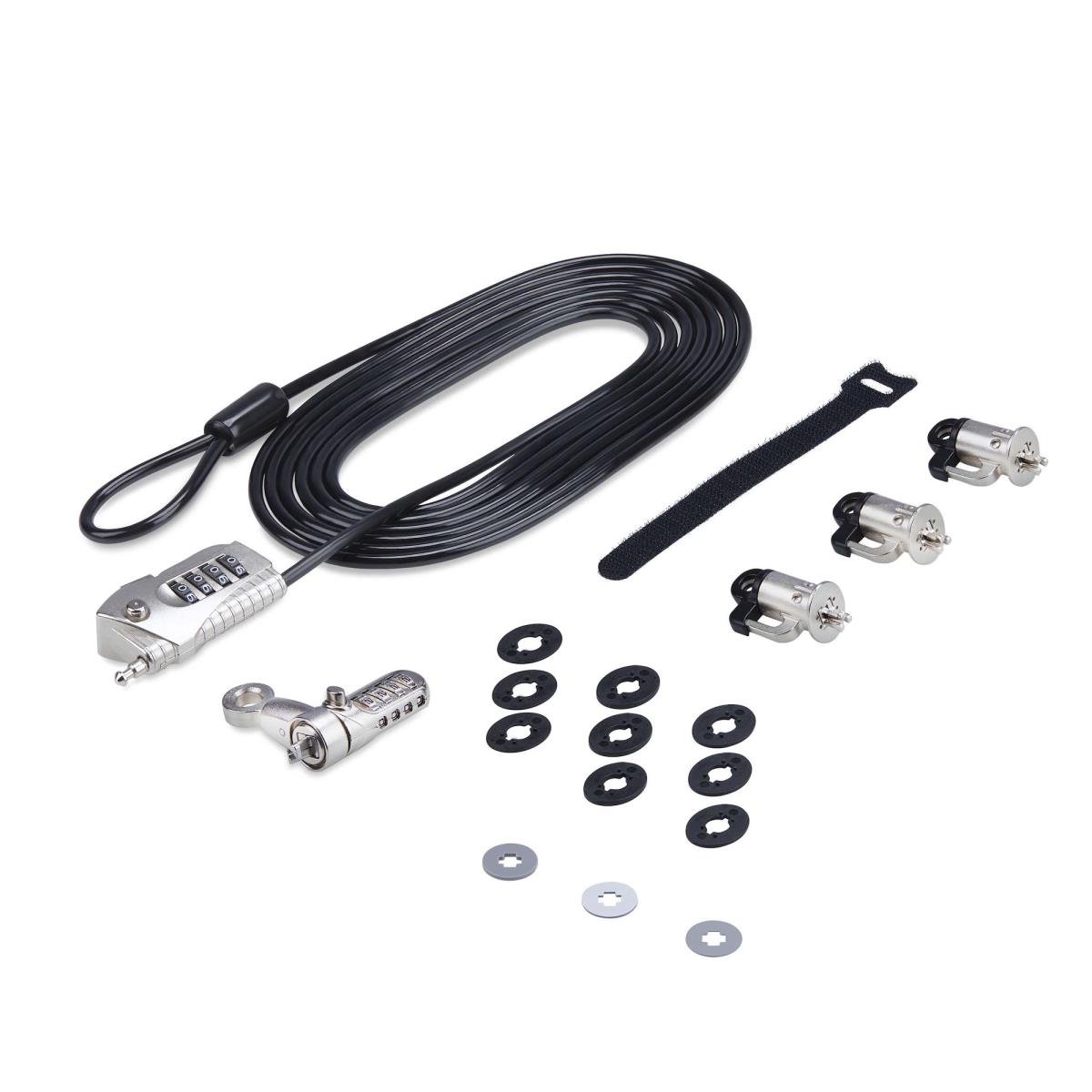 Computer  Peripheral Lock Kit Laptop/desktop 9.8ft Cable
