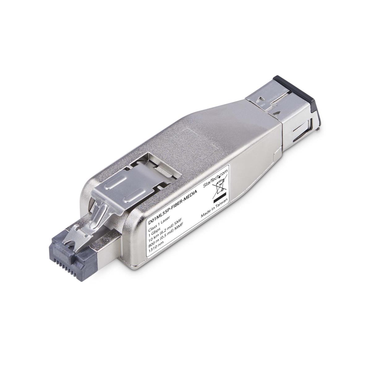 Gigabit Fiber To Rj45 Ethernet Poe Media Converter Dongle Smf/m