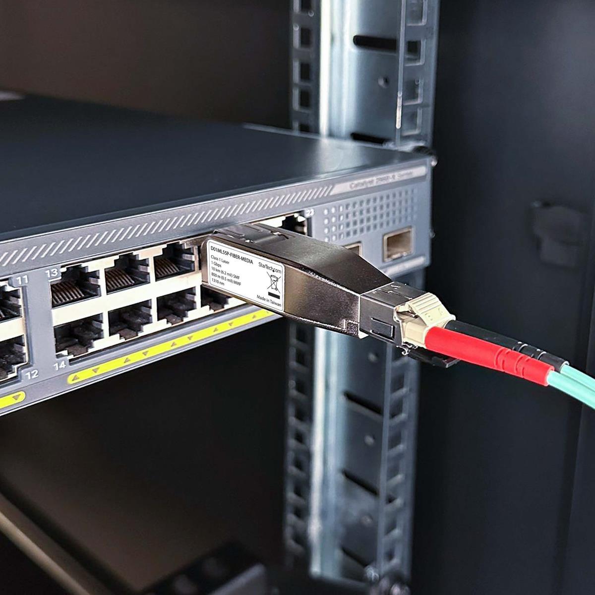 Gigabit Fiber To Rj45 Ethernet Poe Media Converter Dongle Smf/m
