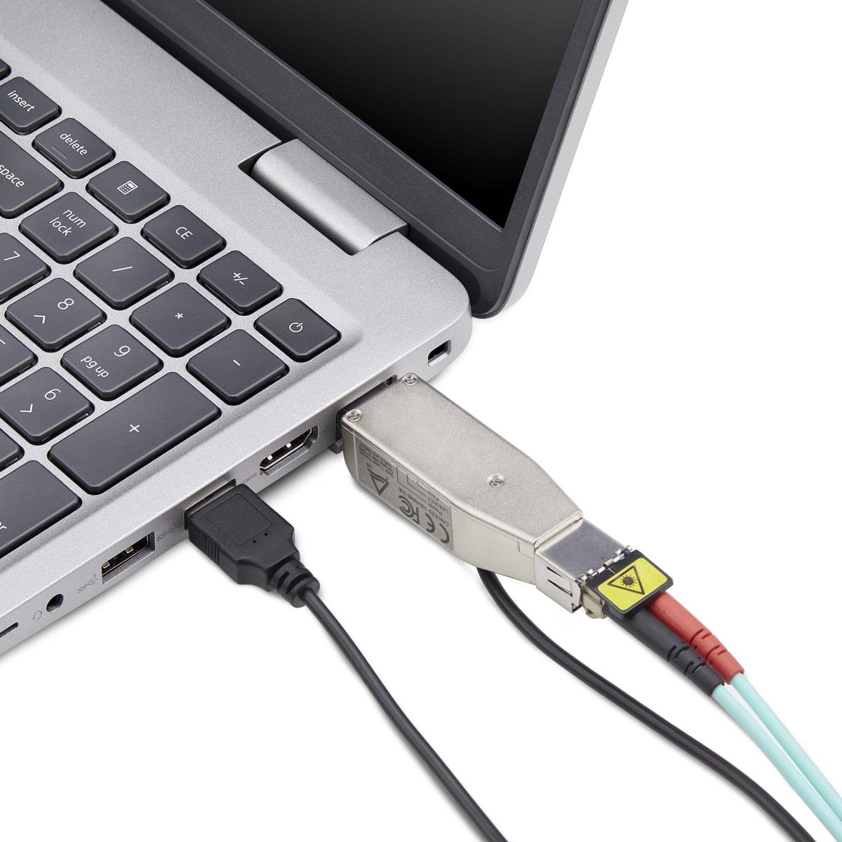 Gigabit Fiber To Rj45 Ethernet Media Converter Dongle Smf/mmf