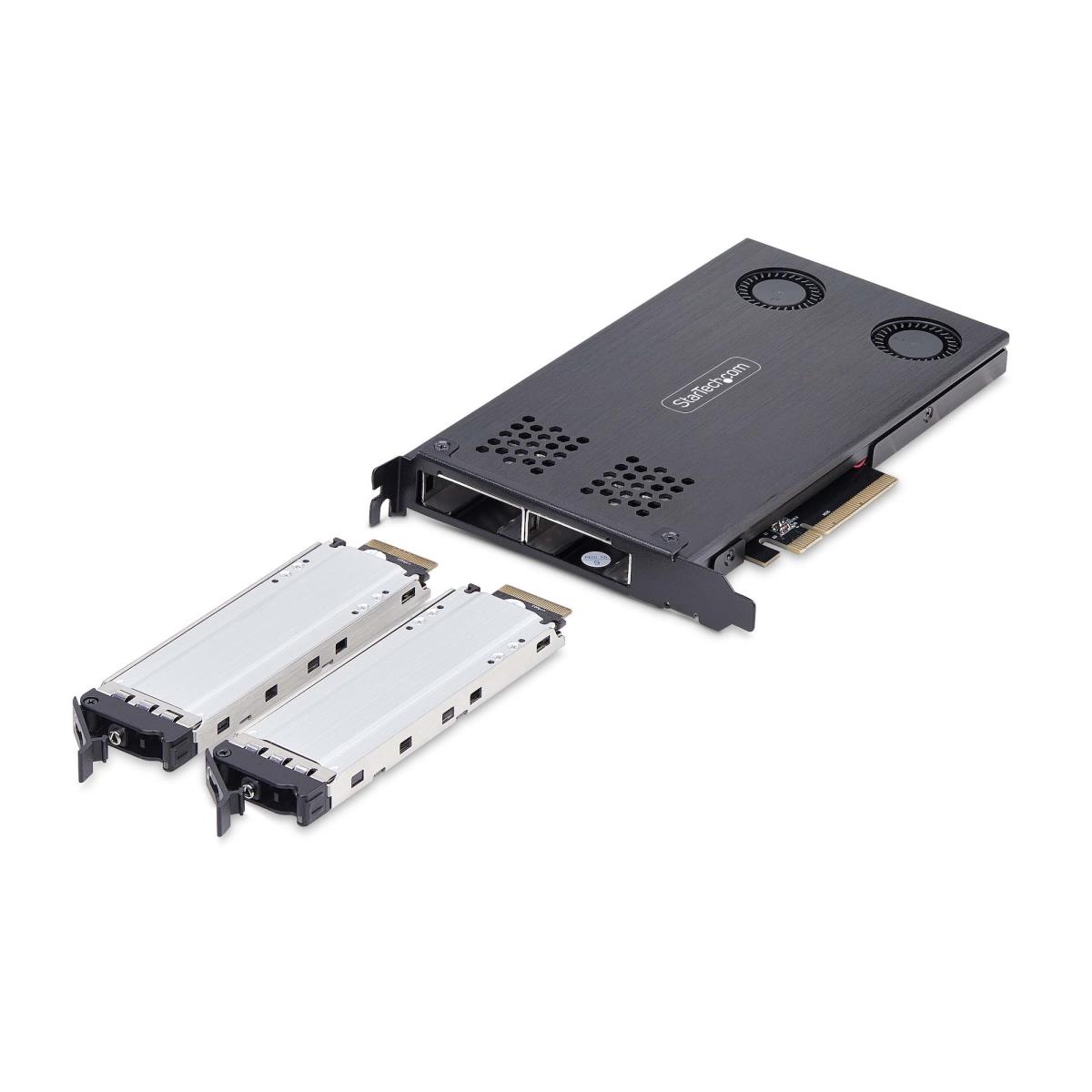 Dual-bay M.2 Nvme SSD To Pci-e X8