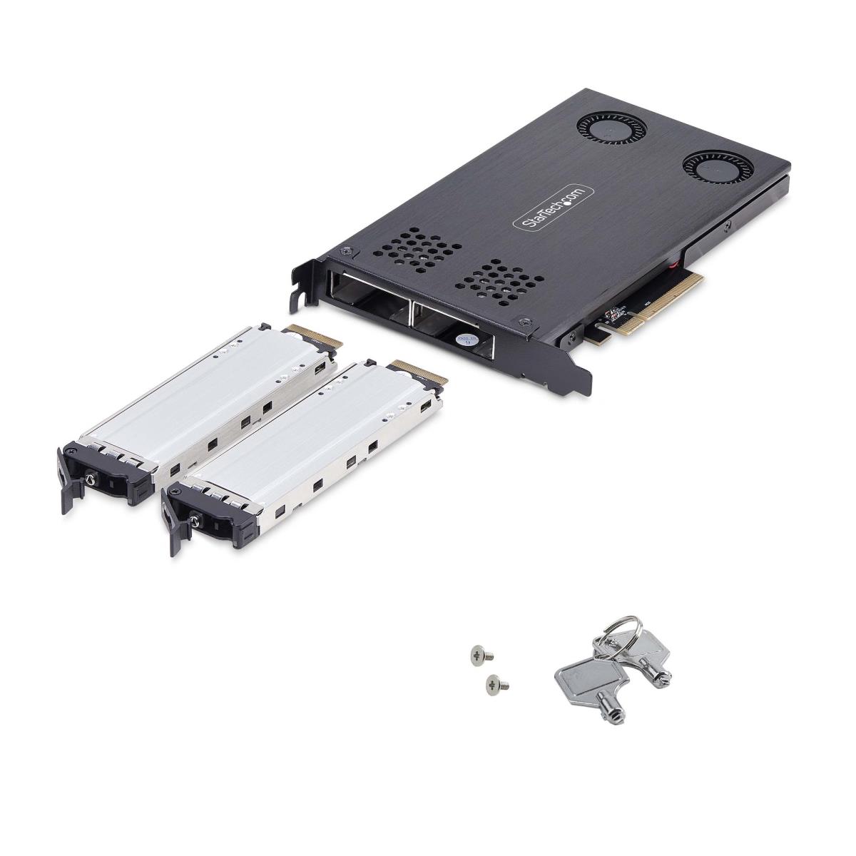 Dual-bay M.2 Nvme SSD To Pci-e X8