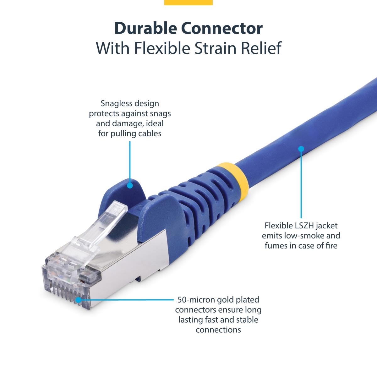 Patch Cable - Cat8 - S/ftp - Snagless - 3m - Blue