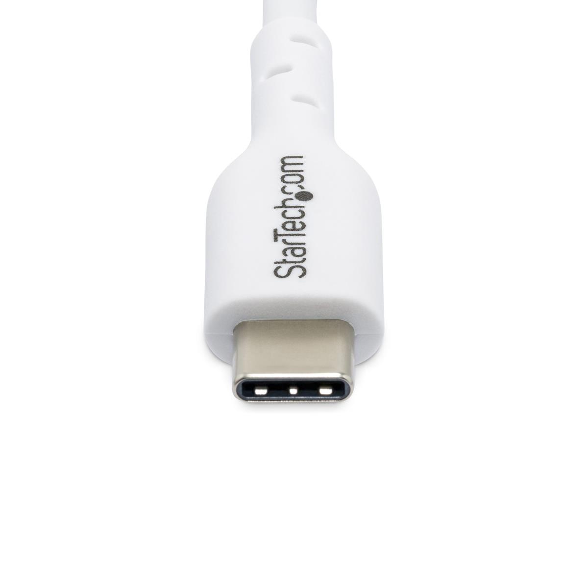 USB-c Charging Cable, Charge & Sync, 60w (3a) Pd, USB 2.0 Laptop Charger Cable - White USB C Charging Cord 1m
