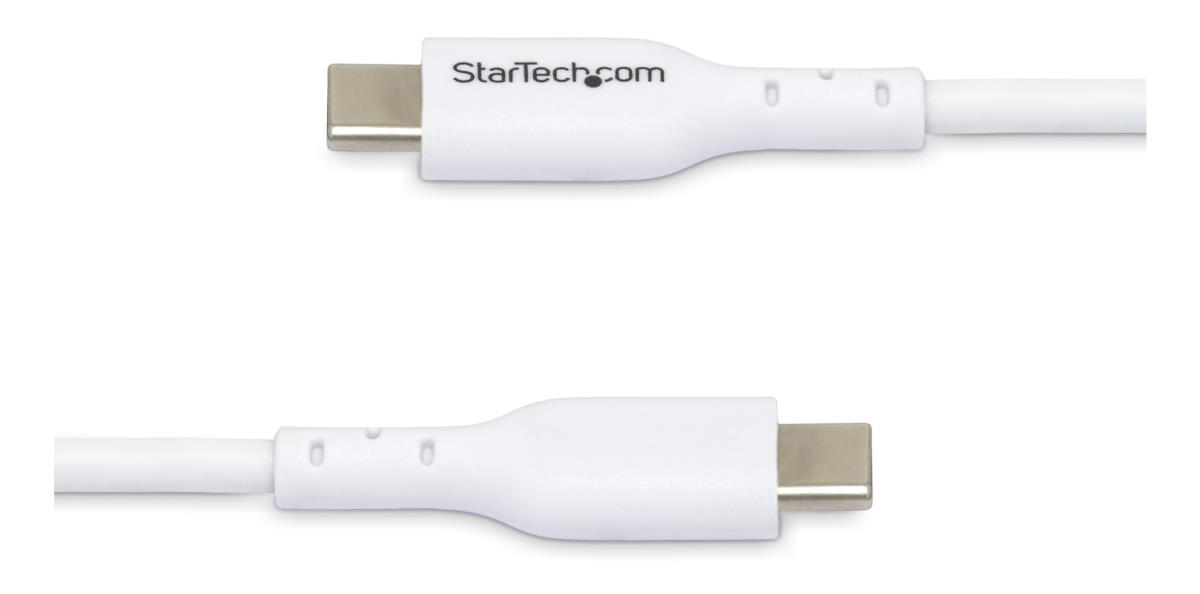 USB-c Charging Cable, Charge & Sync, 60w (3a) Pd, USB 2.0 Laptop Charger Cable - White USB C Charging Cord 2m