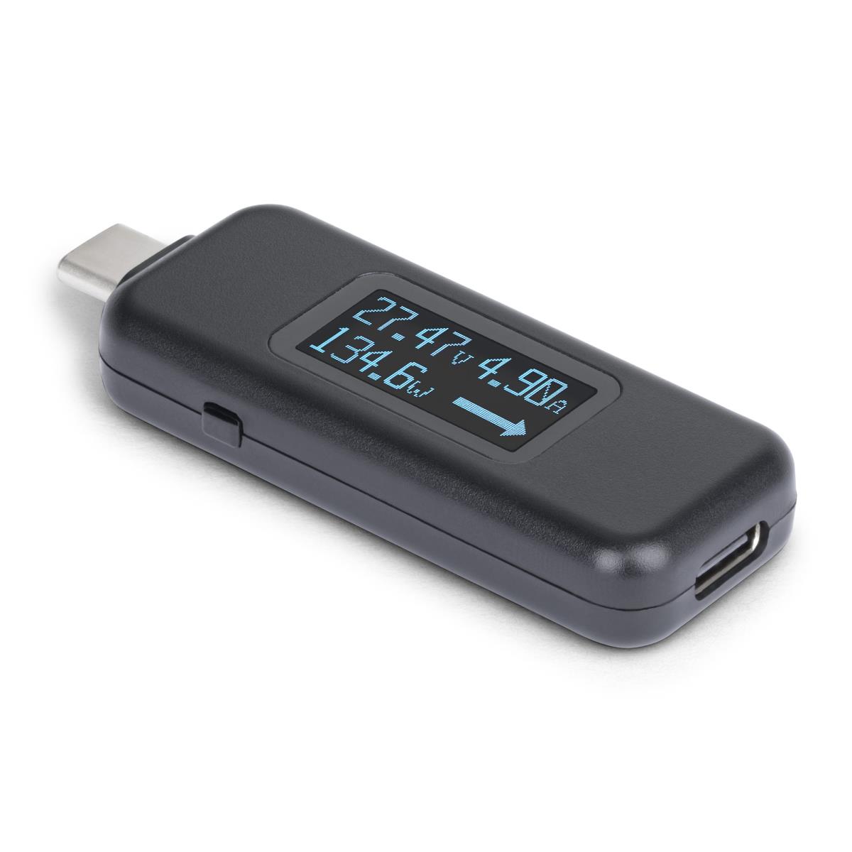 USB-c Power Tester, Digital Multimeter, Bi-directional Voltage And Current Meter, Up To 240w Pd Epr, Portable USB-c Cable And Port Power Meter Tester