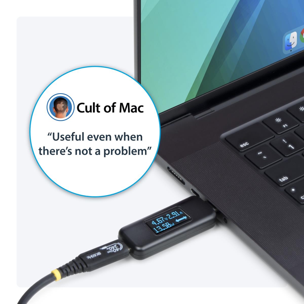 USB-c Power Tester, Digital Multimeter, Bi-directional Voltage And Current Meter, Up To 240w Pd Epr, Portable USB-c Cable And Port Power Meter Tester
