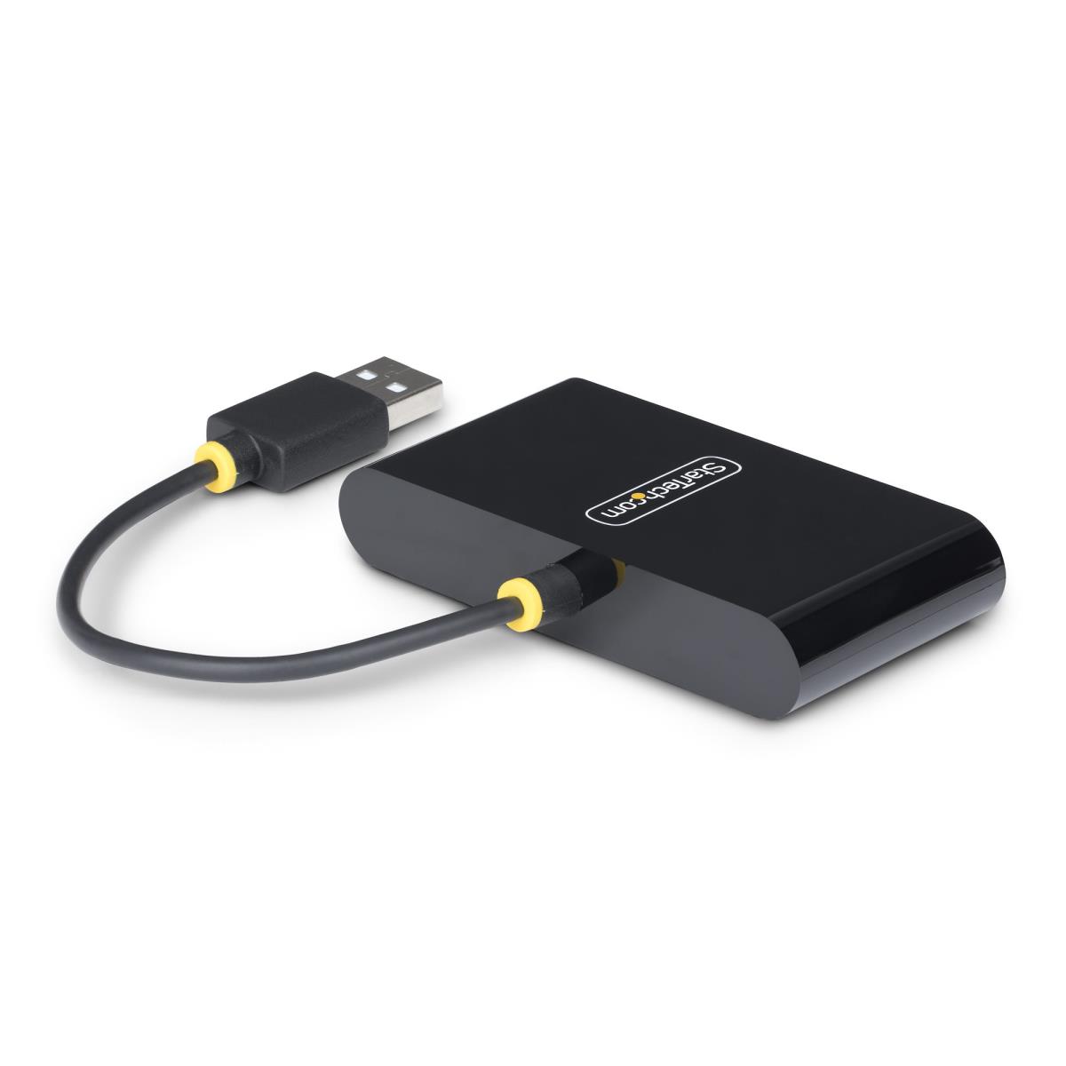 Portable Hub - 4-port USB 2.0 With Built-in Cable