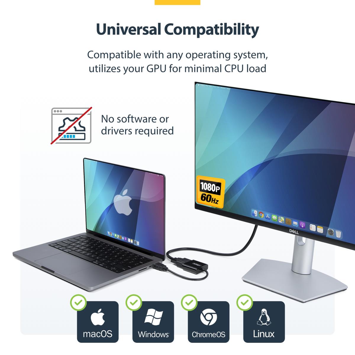 Hdmi To Vga Adapter 1080p - Active Video Converter