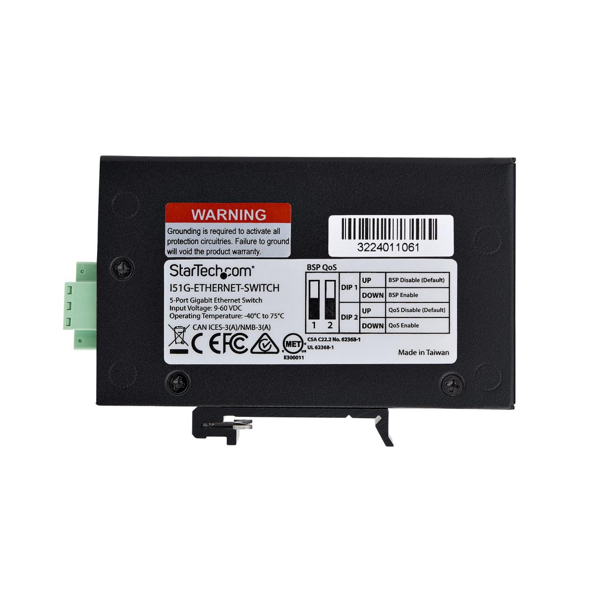 Unmanaged Switch 5-port Taa - 10/100/1000mbps Fanless Ip30