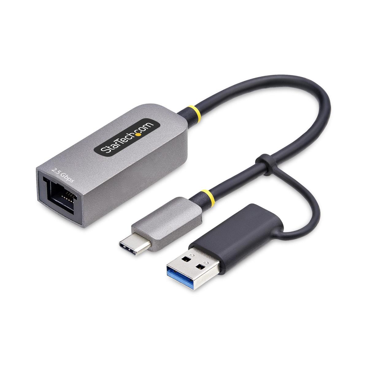Ethernet Adapter - USB 3.0 Type-c To 2.5 Gigabit W/USB-a Convert