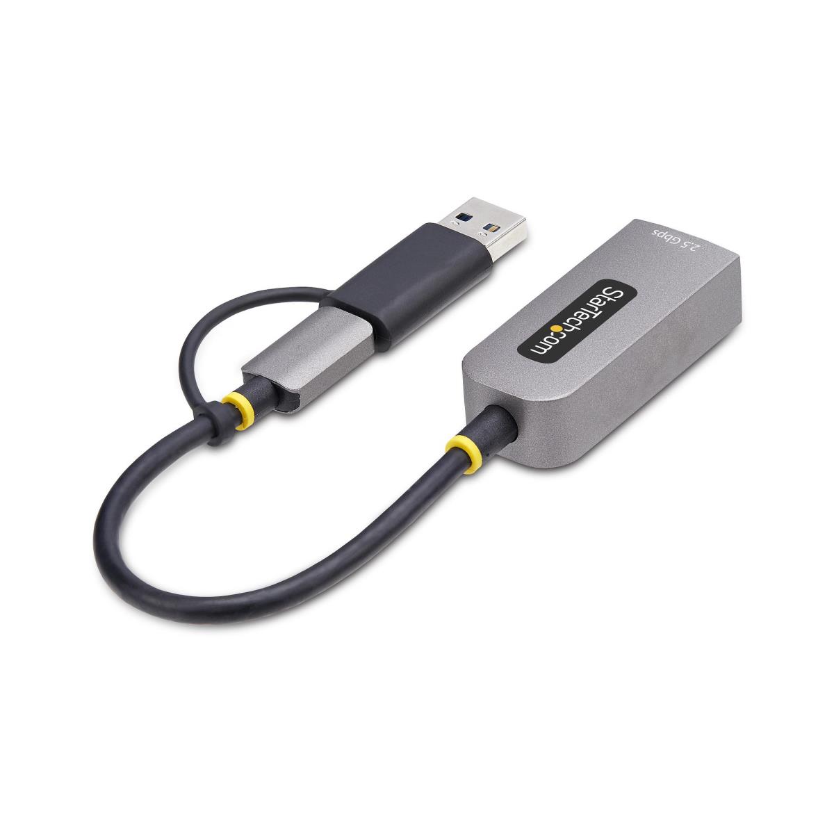 Ethernet Adapter - USB 3.0 Type-c To 2.5 Gigabit W/USB-a Convert