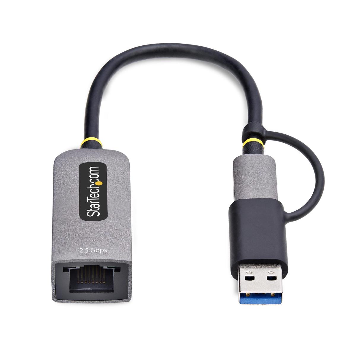 Ethernet Adapter - USB 3.0 Type-c To 2.5 Gigabit W/USB-a Convert