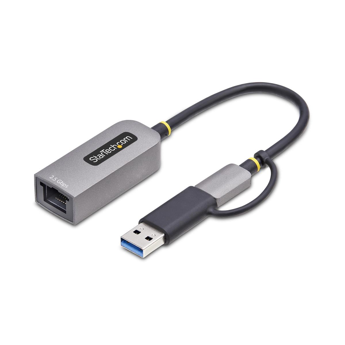 Ethernet Adapter - USB 3.0 Type-c To 2.5 Gigabit W/USB-a Convert