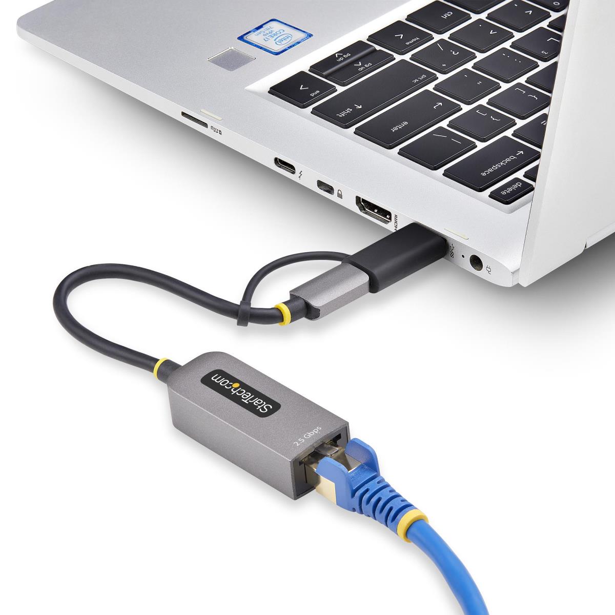 Ethernet Adapter - USB 3.0 Type-c To 2.5 Gigabit W/USB-a Convert