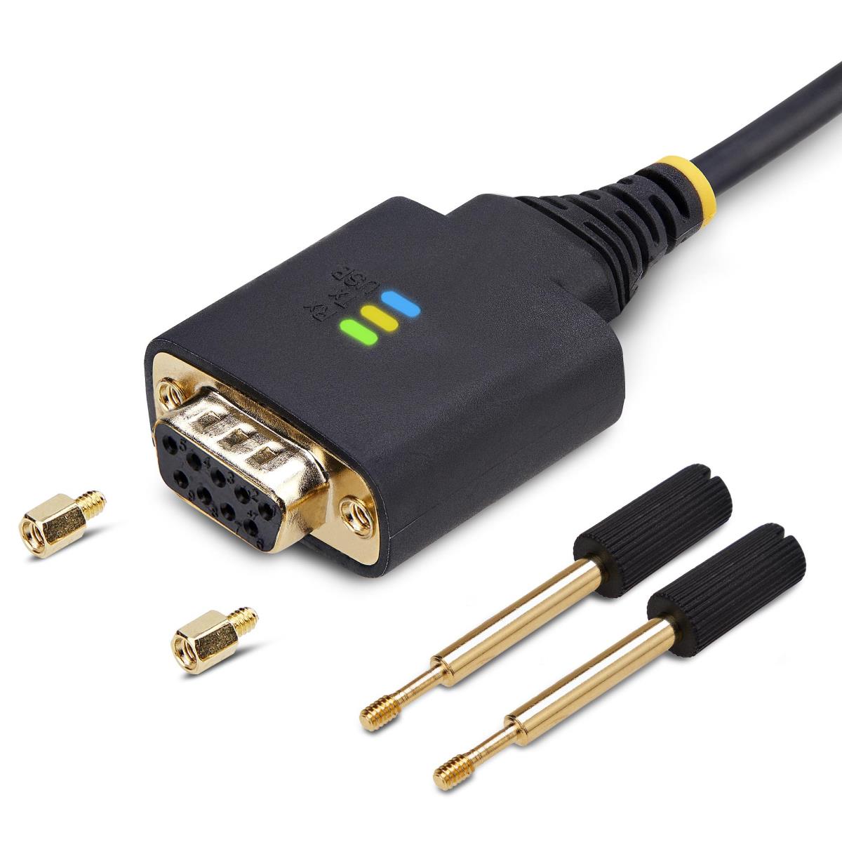USB To Null Modem Serial Cable 1ft/30cm