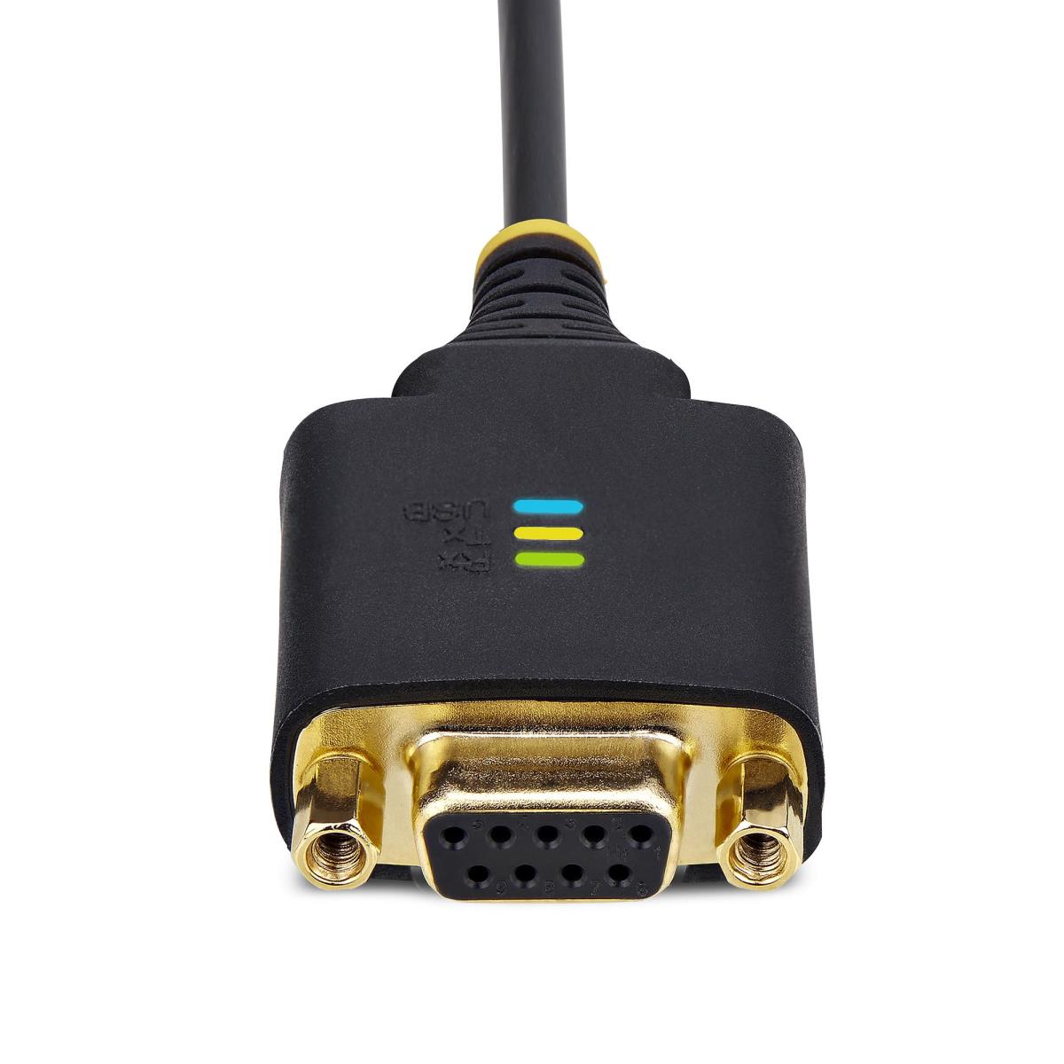 USB To Null Modem Serial Cable 1ft/30cm