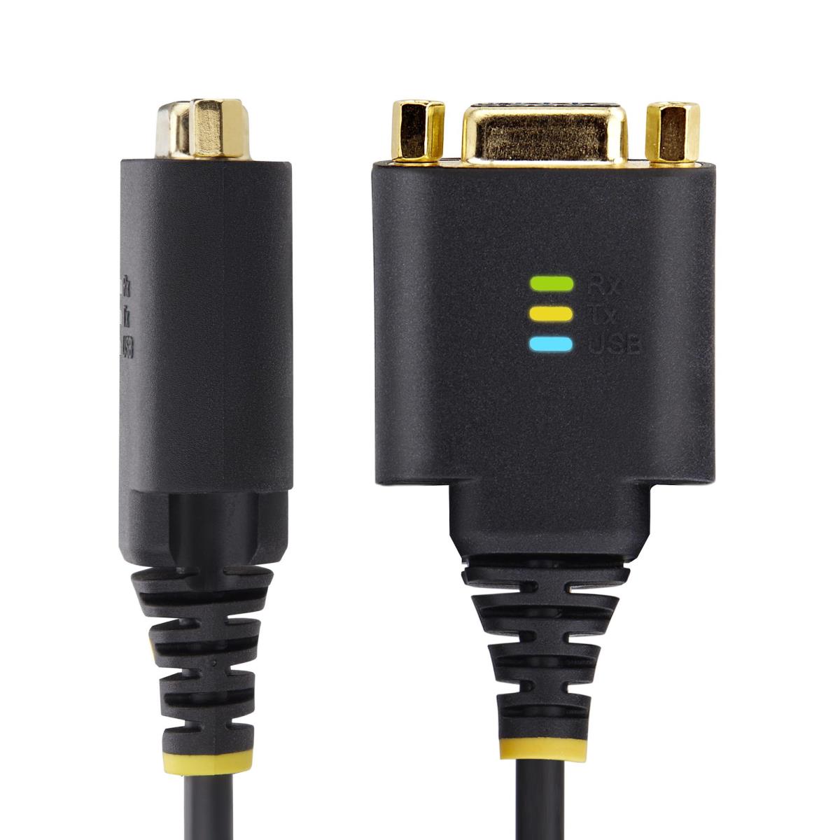 USB To Null Modem Serial Cable 1ft/30cm