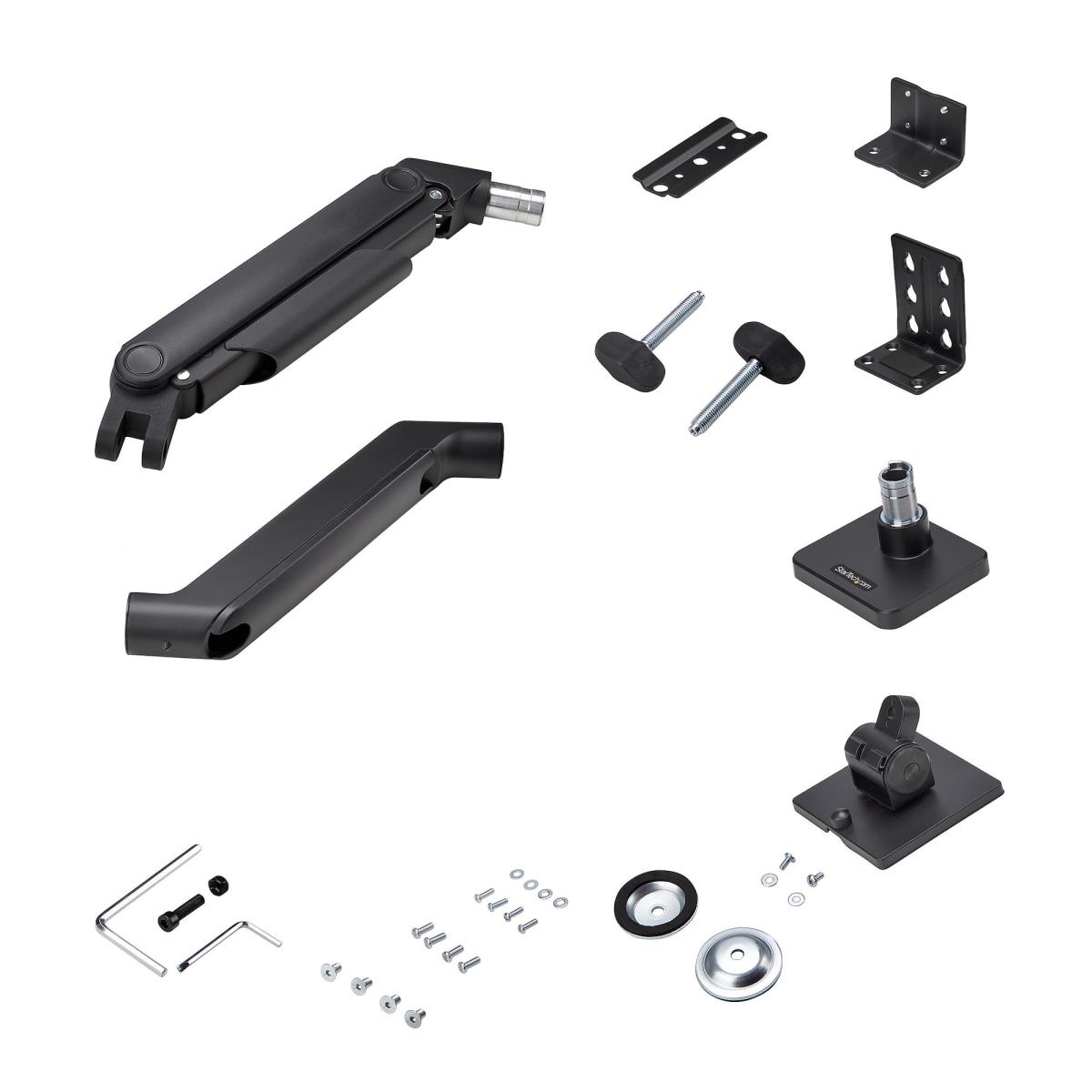 Monitor Desk Mount For Up To 49in Ultrawide Curved Screens Max 44lb - Mechanical Spring Arm - C-clamp/grommet - Tool-less Adjustment