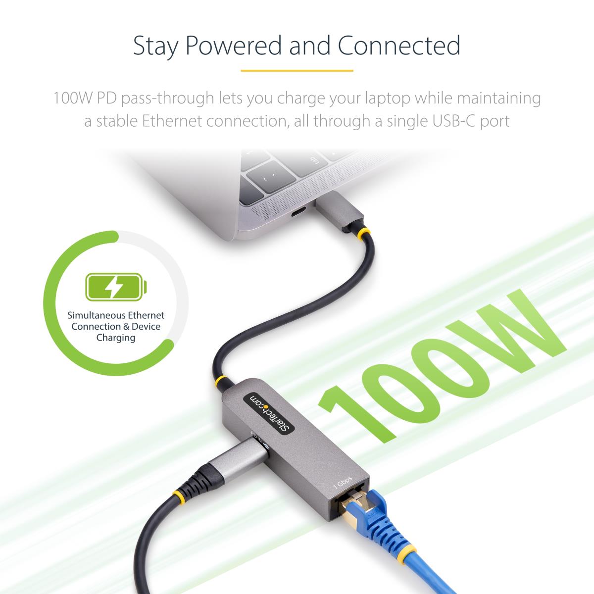 USB 3.0 Type-c To 1 Gigabitethernet Adapter