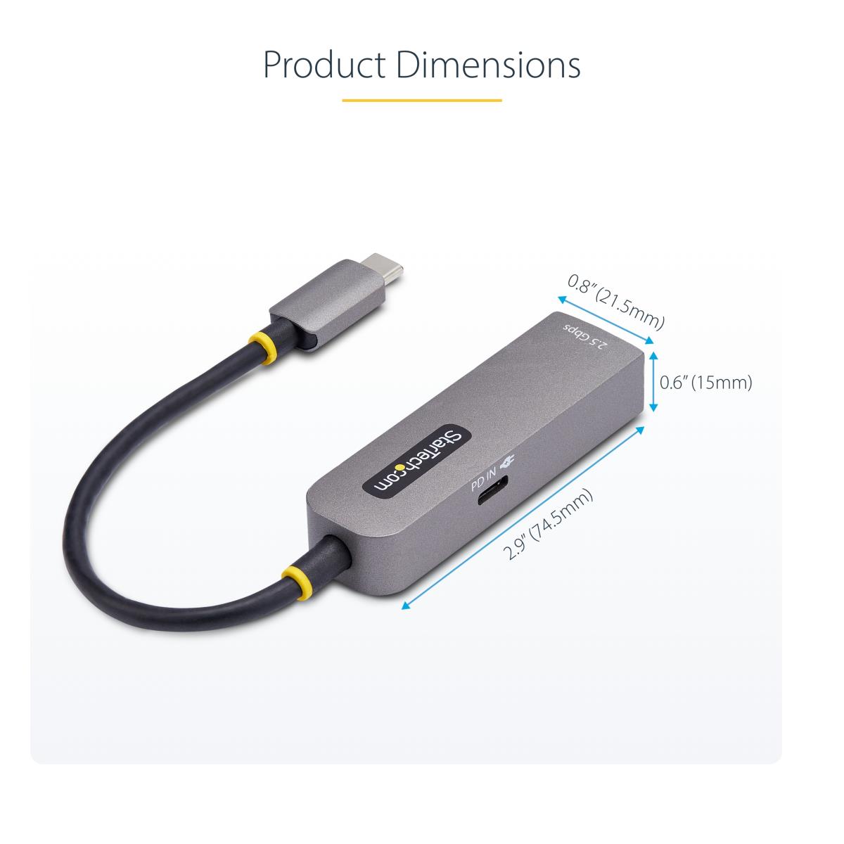 USB 3.0 Type-c To 2.5 Gigabit Ethernet Adapter