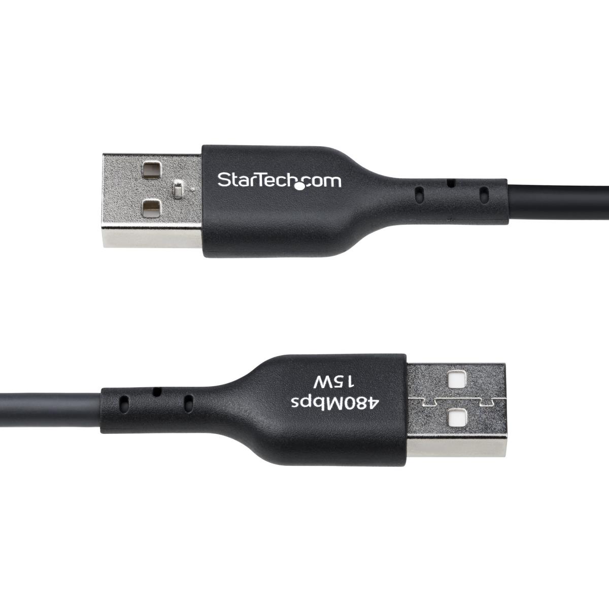 USB-a To USB-c Charging Cable, Charge & Sync, 3a, USB 2.0, Tpe Jacket - Black USB Charging Cord 3m