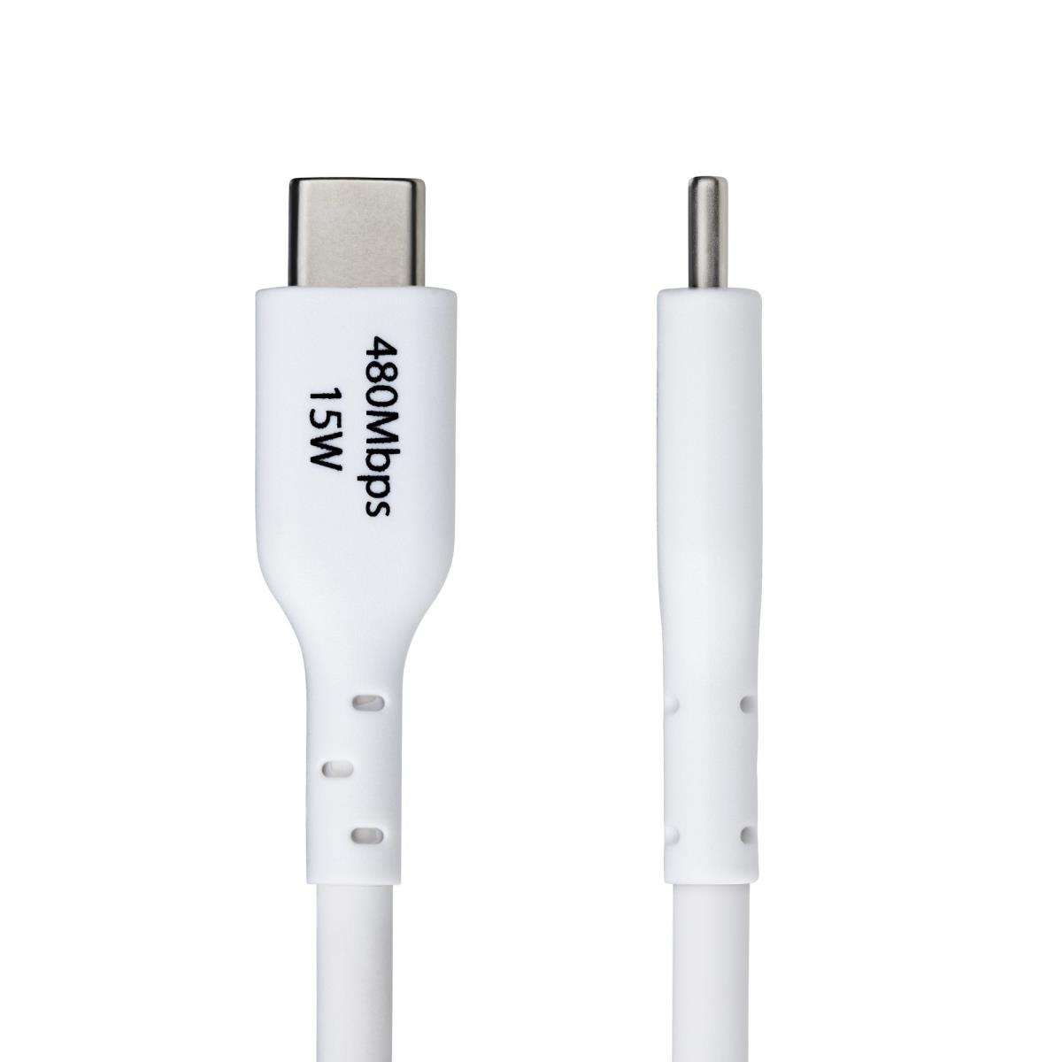 USB-a To USB-c Cable Charger Cord USB 2.0 Data Transfer 3m White