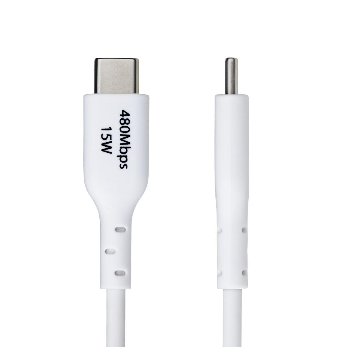 USB-a To USB-c Cable Charger Cord USB 2.0 Data Transfer 1m White