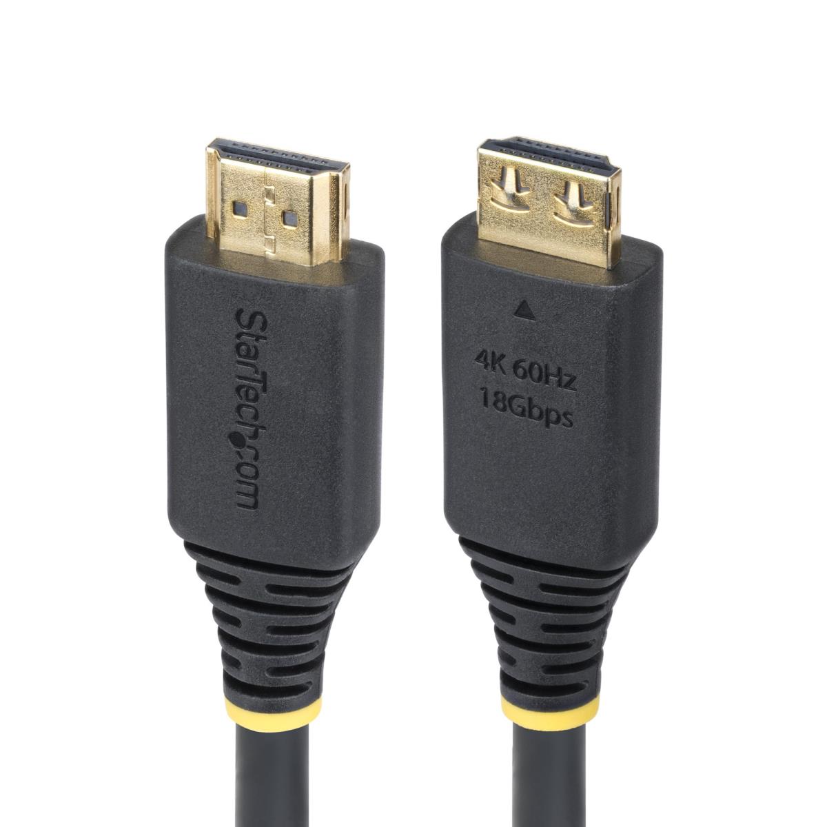 High Speed Hdmi Cable Gripping Connectors/4k 60hz/hdr1 10ft