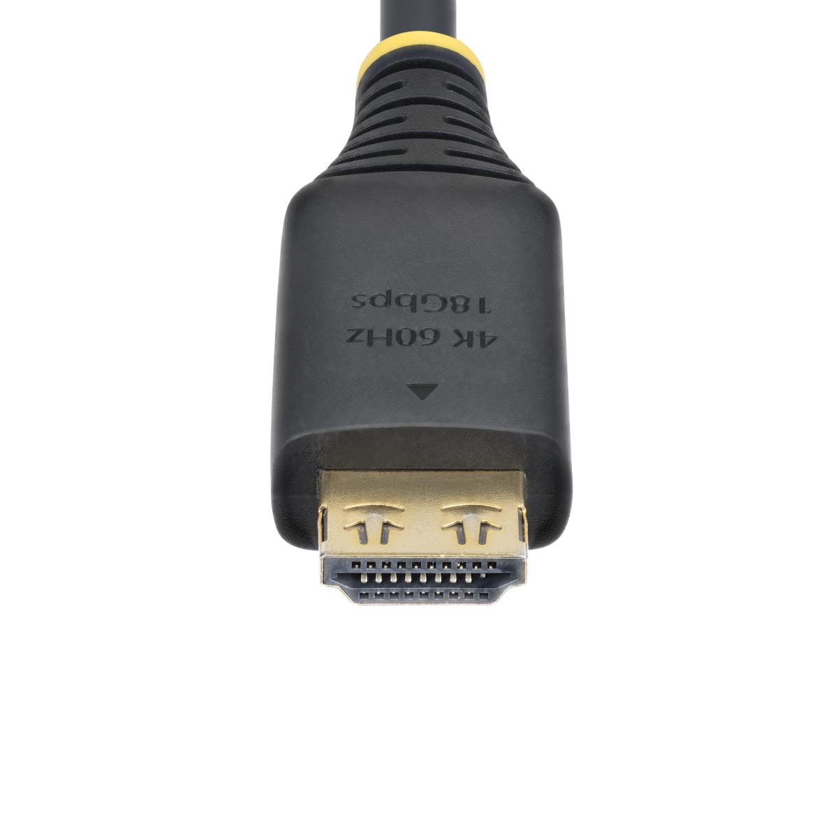 High Speed Hdmi Cable Gripping Connectors/4k 60hz/hdr1 10ft