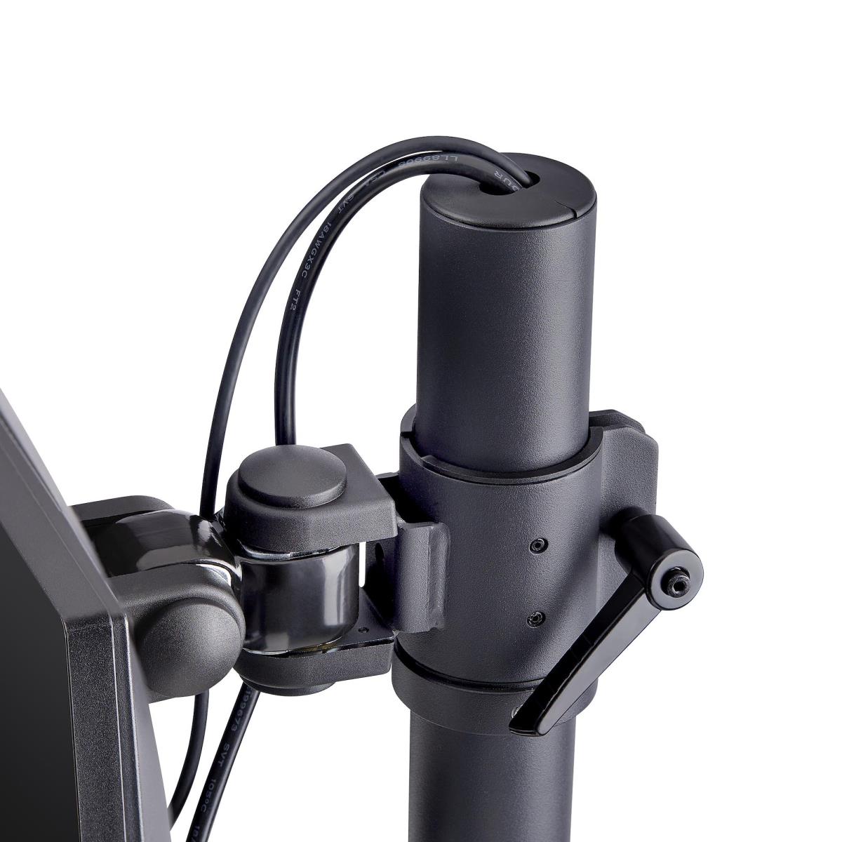 Desk Mount Dual Vertical Monitor