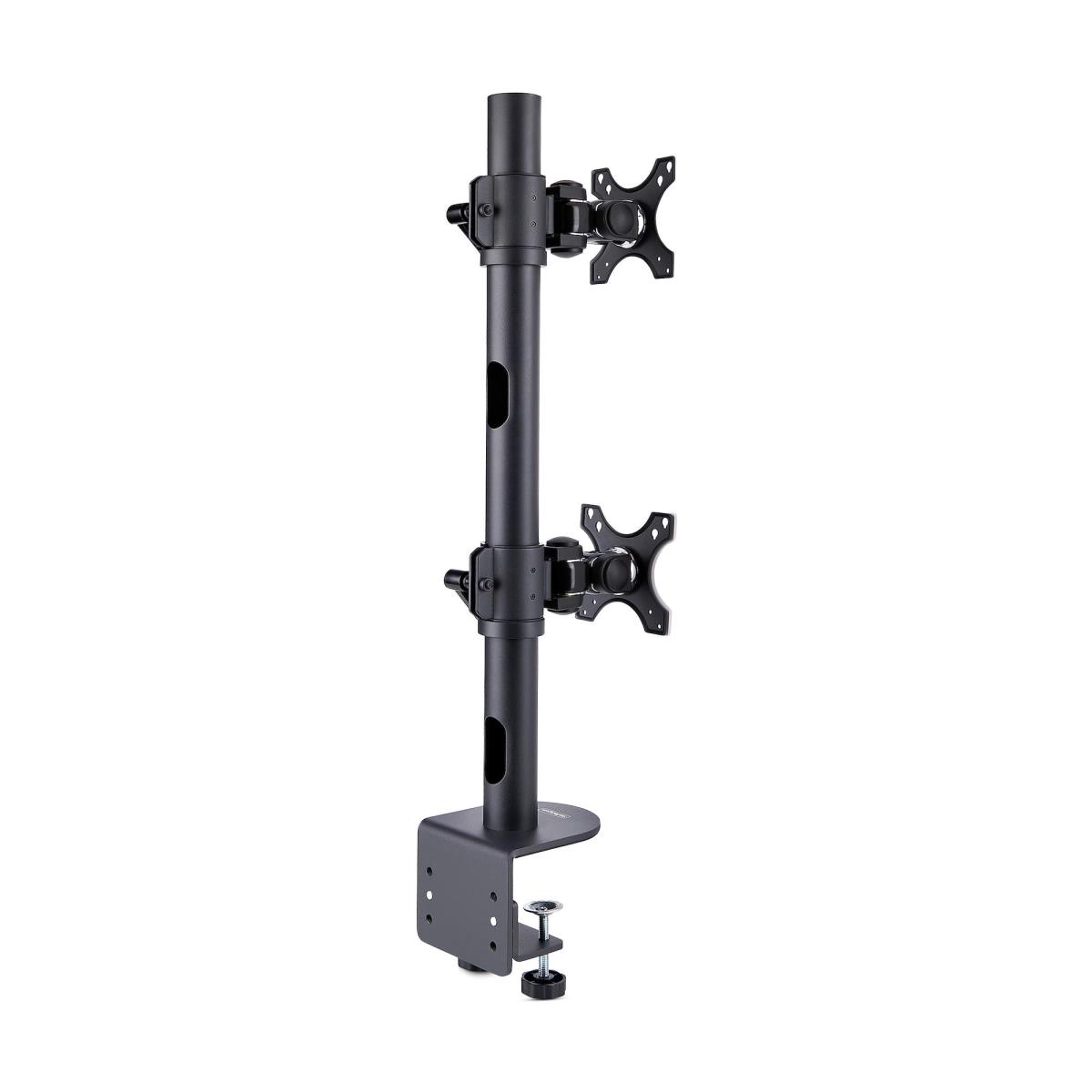 Desk Mount Dual Vertical Monitor