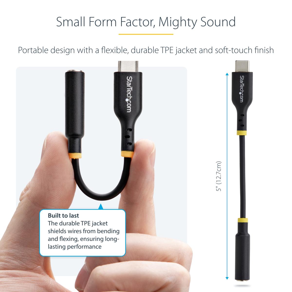 USB-c Audio Adapter To 3.5mm Trrs Jack