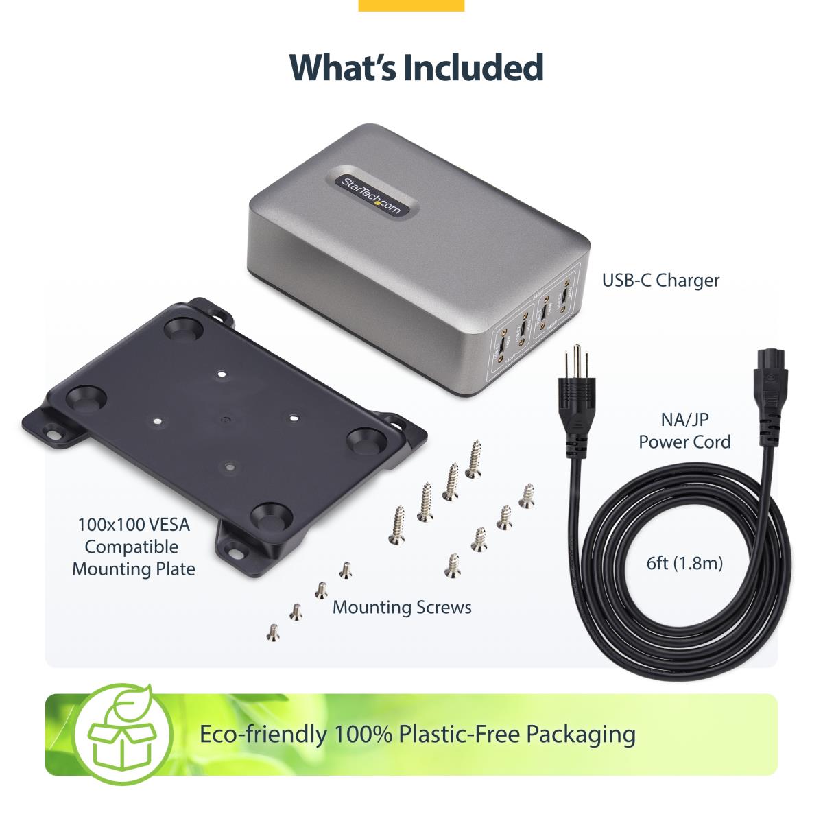 Multi-device USB-c Charger 4-port