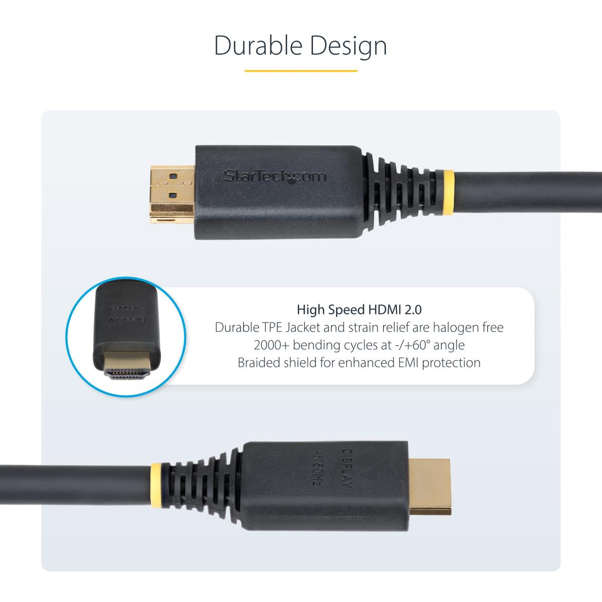 Active High Speed Hdmi Cable Active Hdmi Cord/4k 60hz/hdr 10m