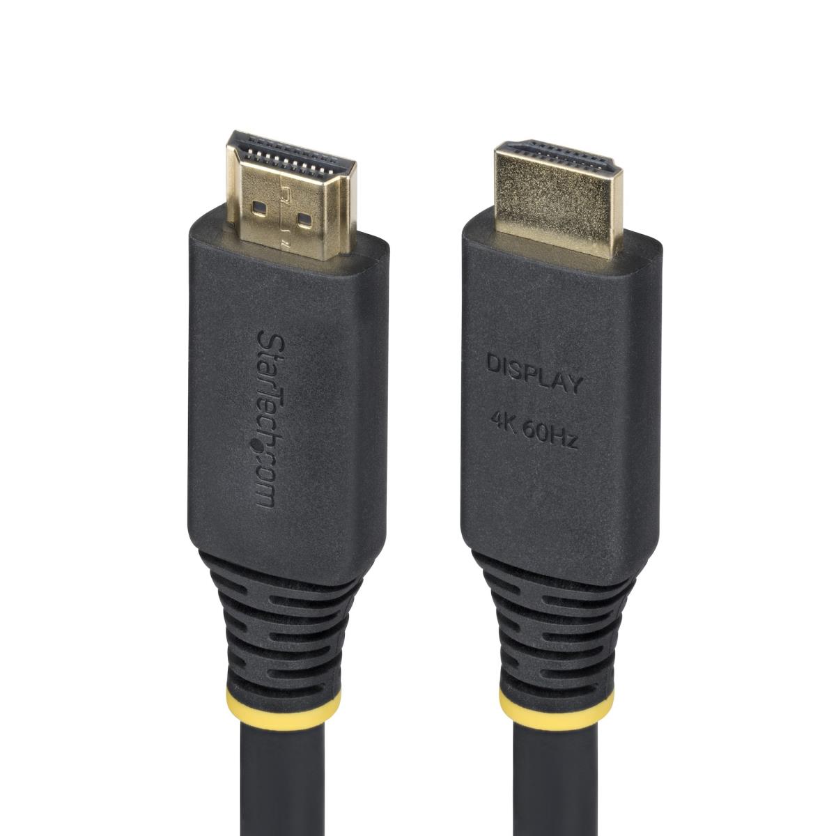 Active High Speed Hdmi Cable, 4k 60hz/1440p 144hz, Hdr10/hdcp 2.2/arc, 18gbps 15m