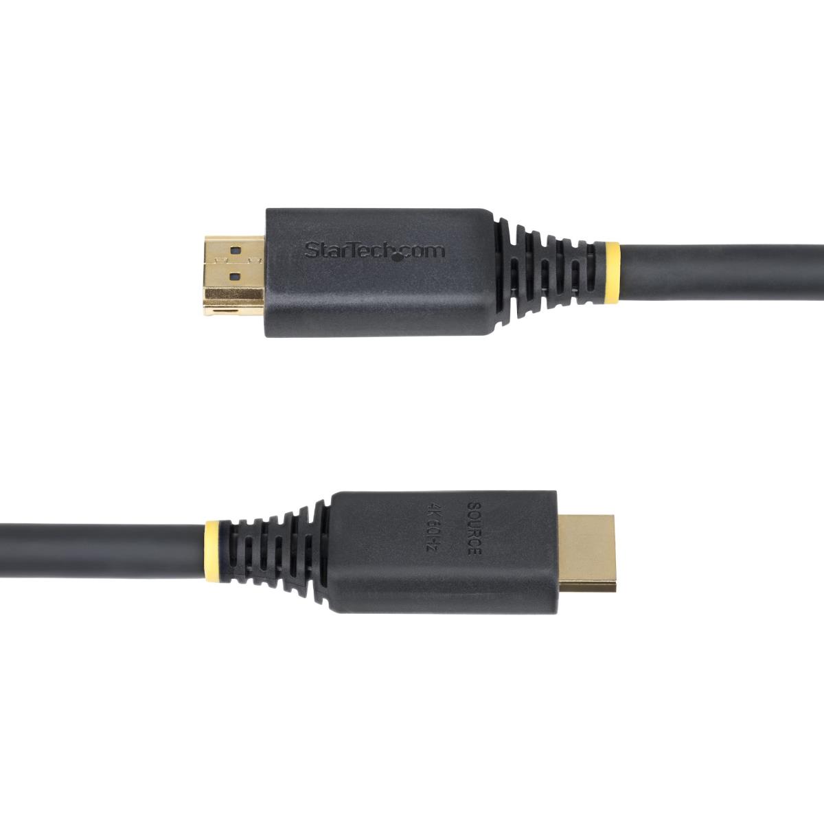 Active High Speed Hdmi Cable, 4k 60hz/1440p 144hz, Hdr10/hdcp 2.2/arc, 18gbps 15m