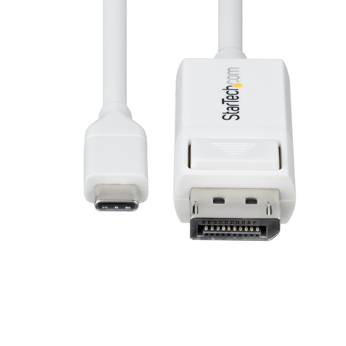 USB-c To DisplayPort Adapter Cable - 4k 60hz - 2m White
