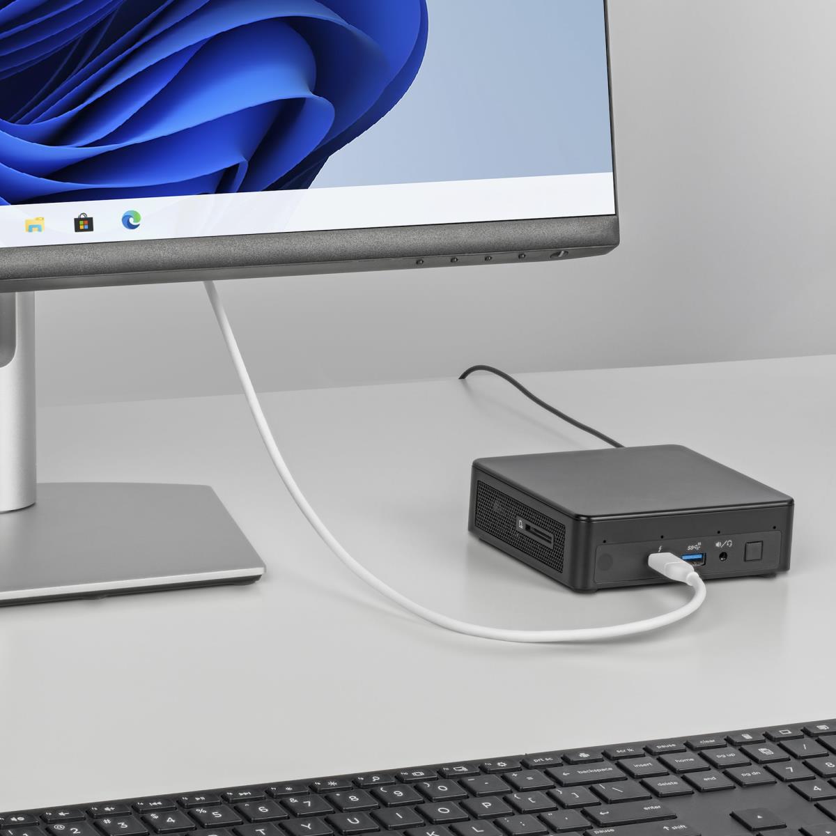 USB-c To DisplayPort Adapter Cable - 4k 60hz - 2m White