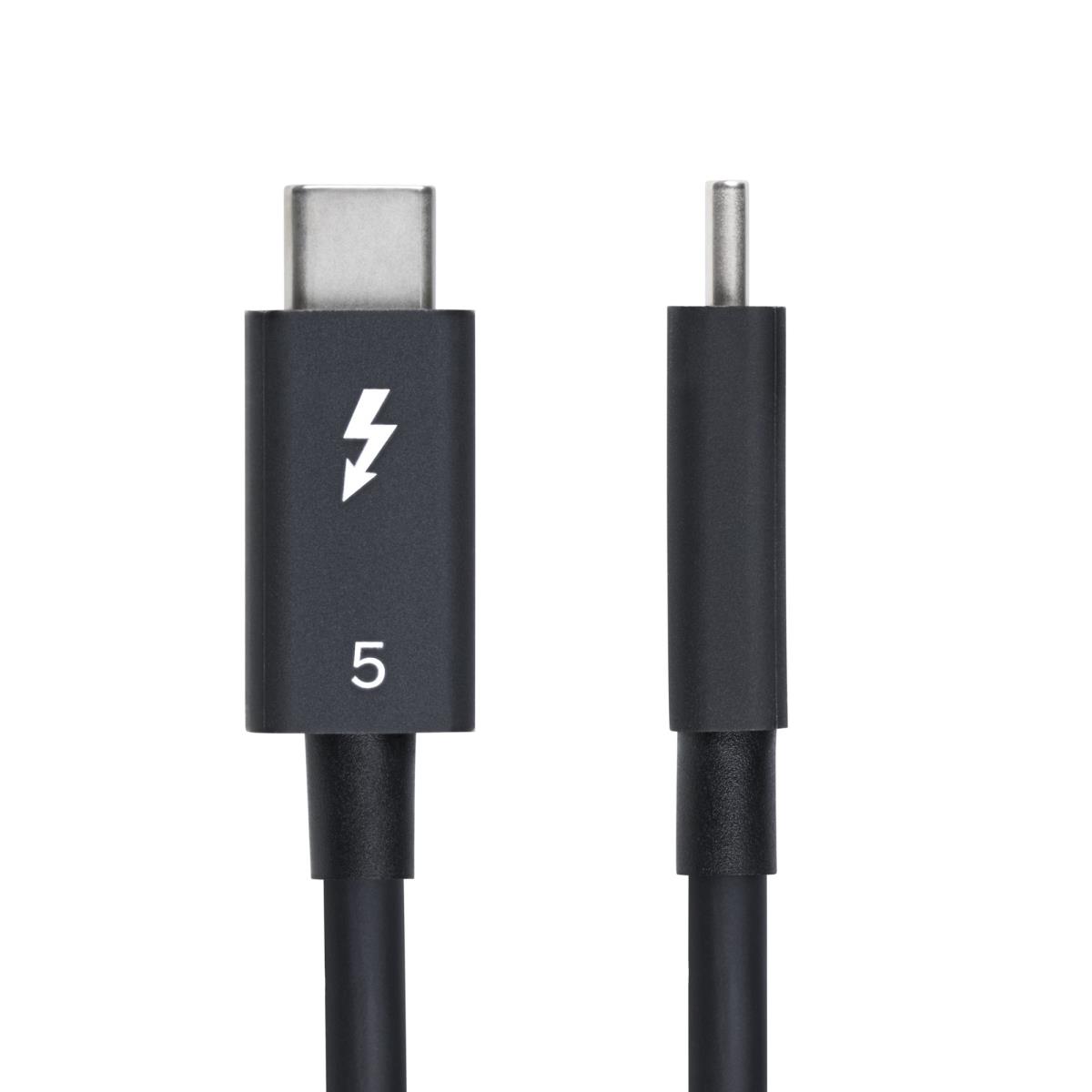 Thunderbolt 5 Cable, 80gbps/up To 120gbps, 240w Pd, 8k 60hz, Certified Thunderbolt Cable 1m