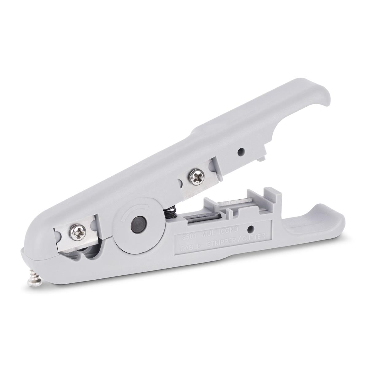 Network Cable Stripper And Cutter, Professional Wire Stripper For Utp/ftp/stp/coax Cables, Rotary Wire Stripping And Cutting Tool