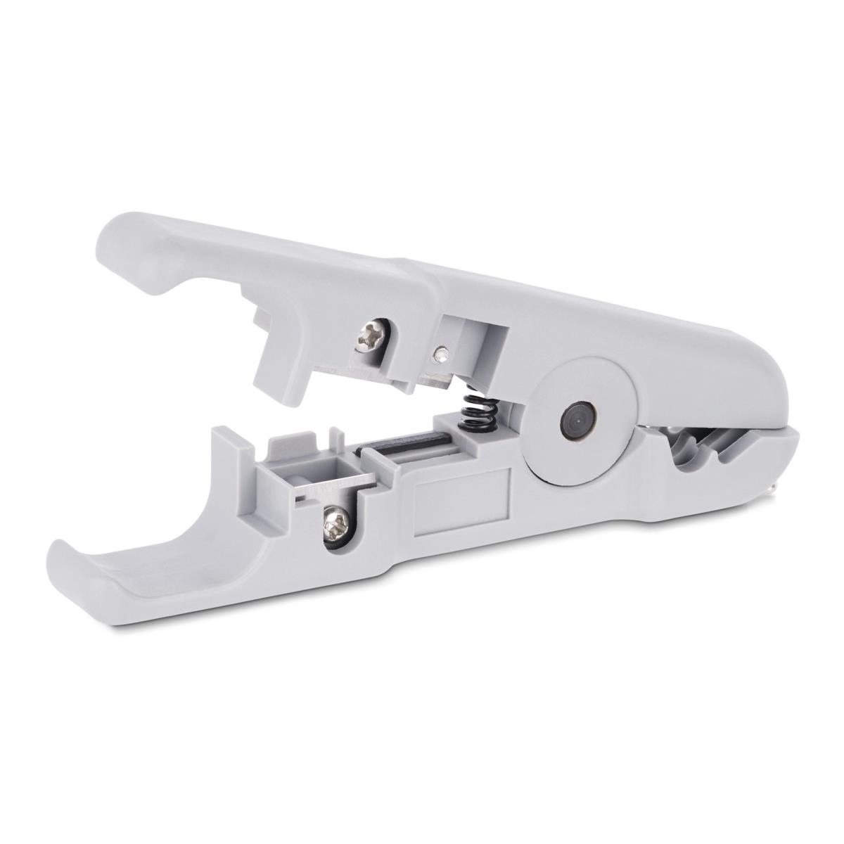 Network Cable Stripper And Cutter, Professional Wire Stripper For Utp/ftp/stp/coax Cables, Rotary Wire Stripping And Cutting Tool