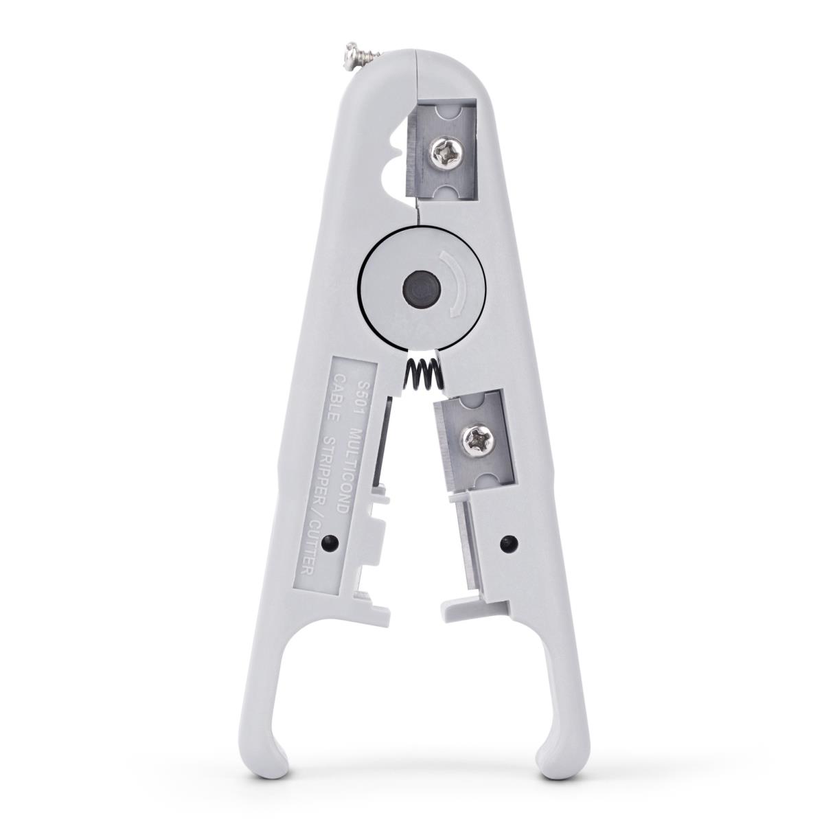 Network Cable Stripper And Cutter, Professional Wire Stripper For Utp/ftp/stp/coax Cables, Rotary Wire Stripping And Cutting Tool