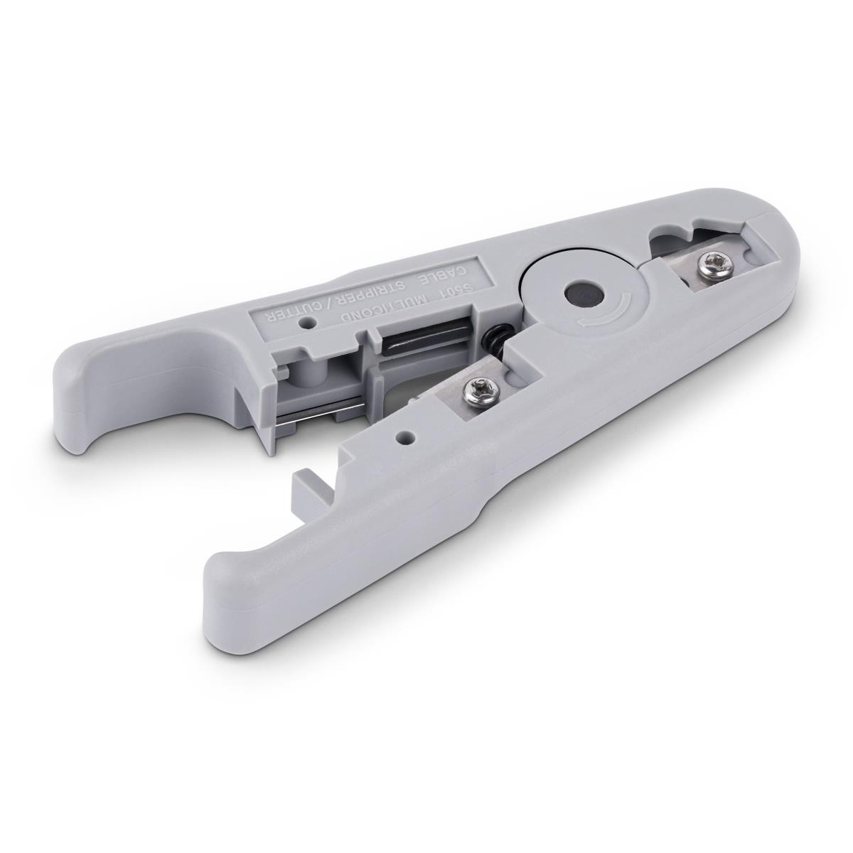 Network Cable Stripper And Cutter, Professional Wire Stripper For Utp/ftp/stp/coax Cables, Rotary Wire Stripping And Cutting Tool